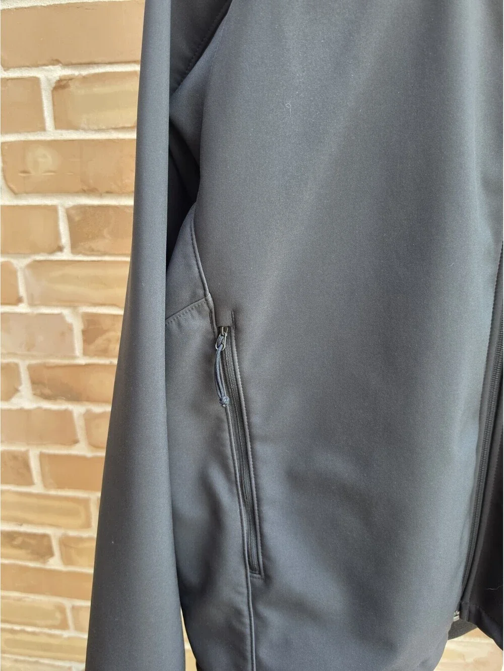 The North Face Men's XXL Apex Bionic Softshell Jacket Black Fleece Full Zip